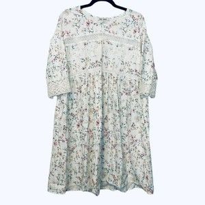 Grace Karin Boho Floral Lace Short Sleeve Dress